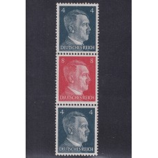 ALEMANIA 1941 ESTAMPILLAS SE-TENANT ZUSAMMENDRUCKE NUEVAS CON GOMA MI S279